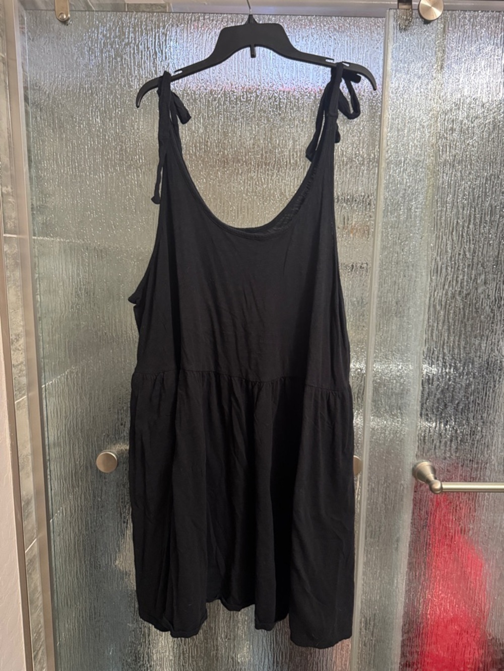 torrid Black Sleep Top with Tag Detail